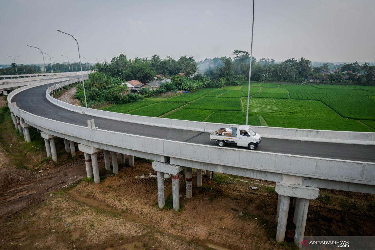 Progres Proyek Pembangunan Jalan Tol Serang Panimbang Antara News