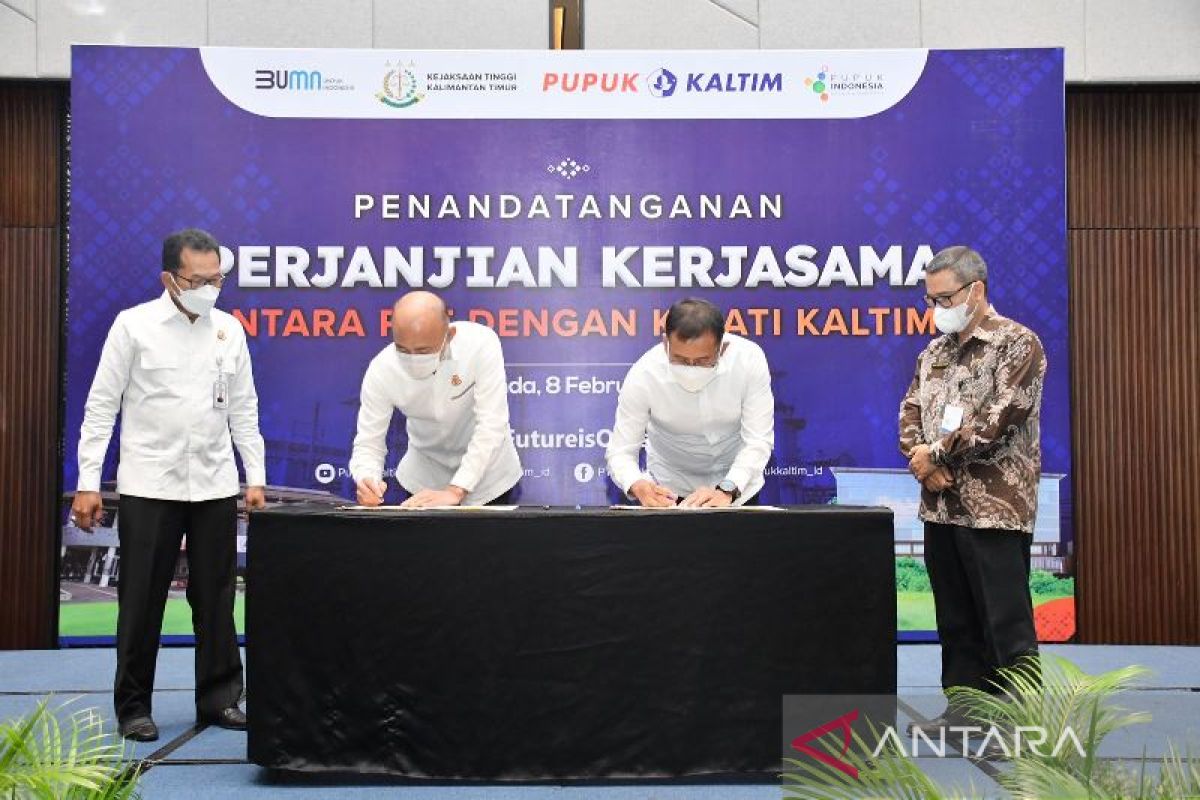 Pupuk Kaltim Gandeng Kejati Kaltim Awasi Distribusi Pupuk Subsidi