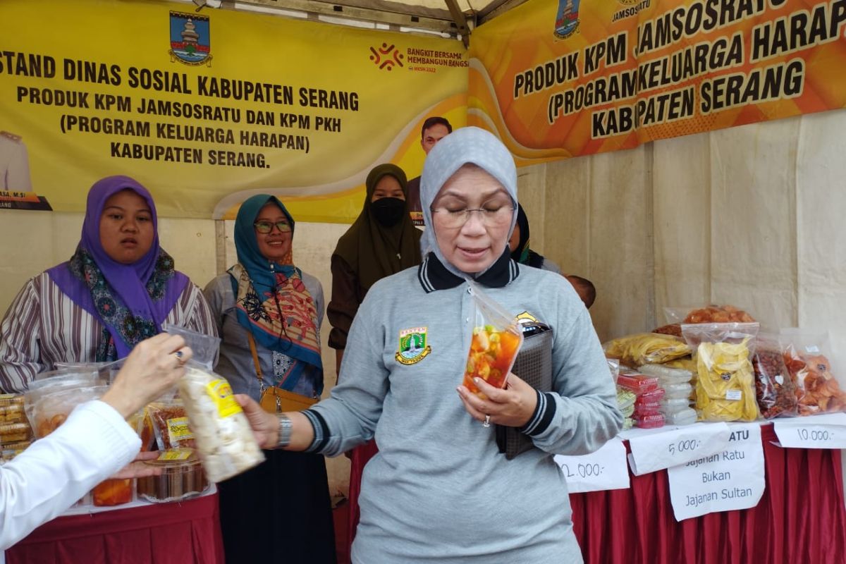 Dinas Sosial Banten Salurkan Program Uep Bagi Kpm Antara