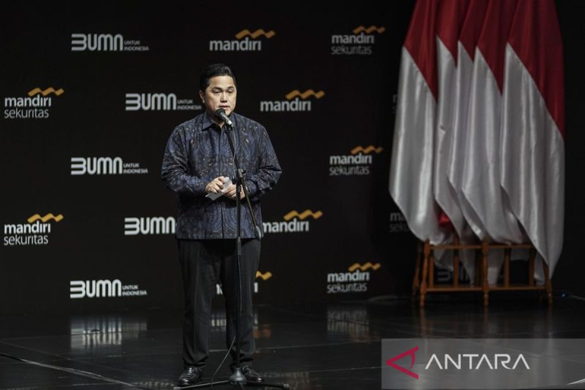 Erick Thohir BUMN Bantu Capai Target Investasi Rp1 400 Triliun