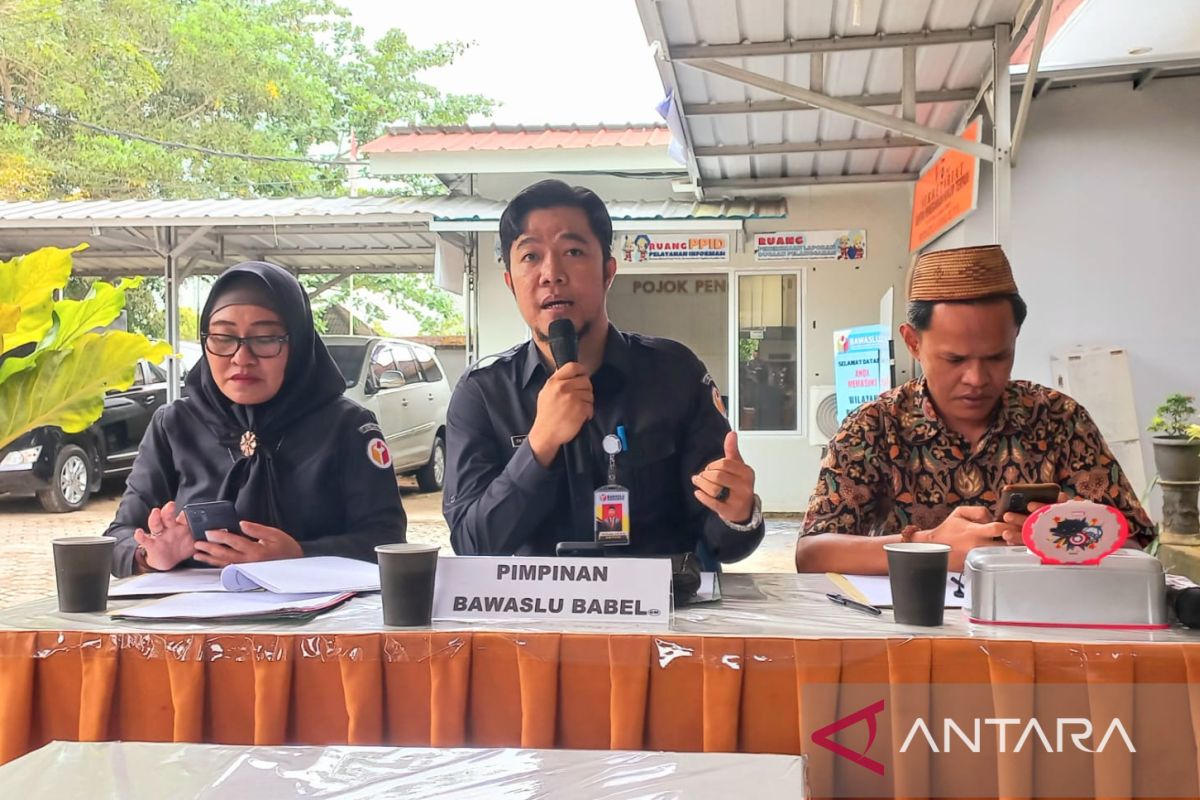 Bawaslu Babel Awasi Tiga Tahap Awal Proses Pemilu 2024 ANTARA News