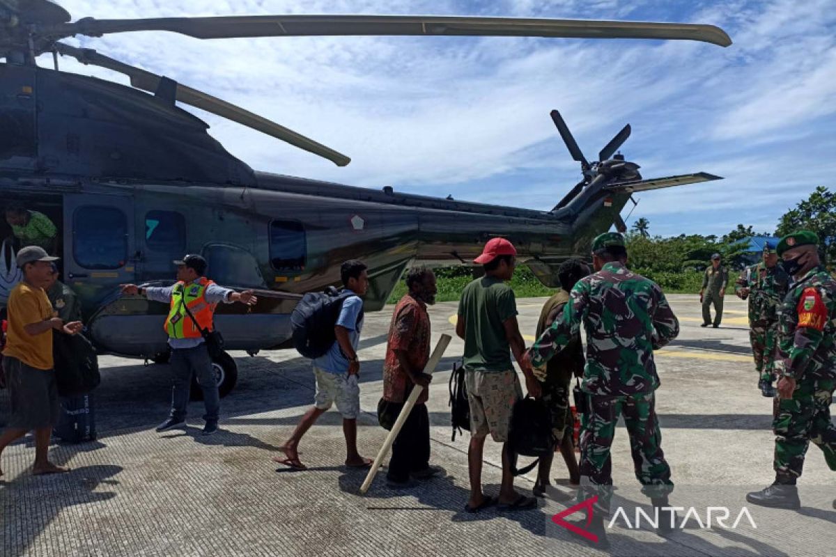 Evakuasi Warga Nduga Dari Ancaman Kelompok Kriminal Bersenjata ANTARA