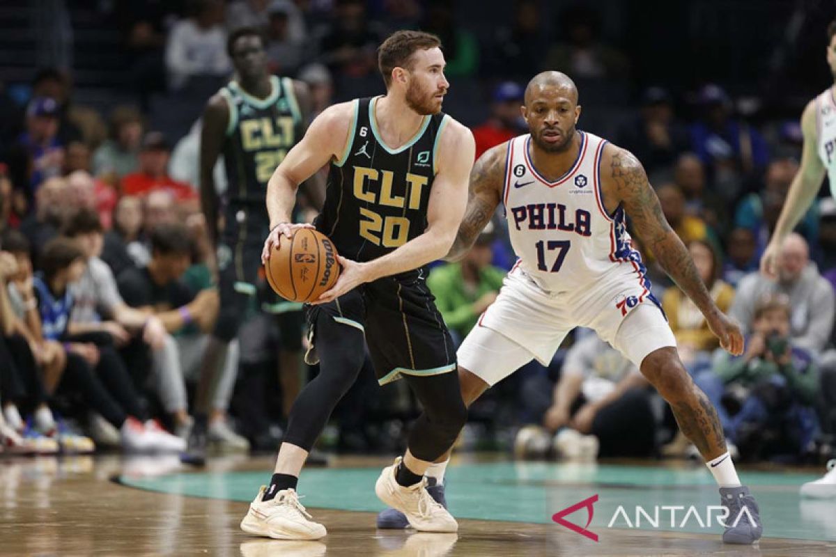 NBA Philadelphia 76ers Hajar Charlotte Hornets 121 82 ANTARA News