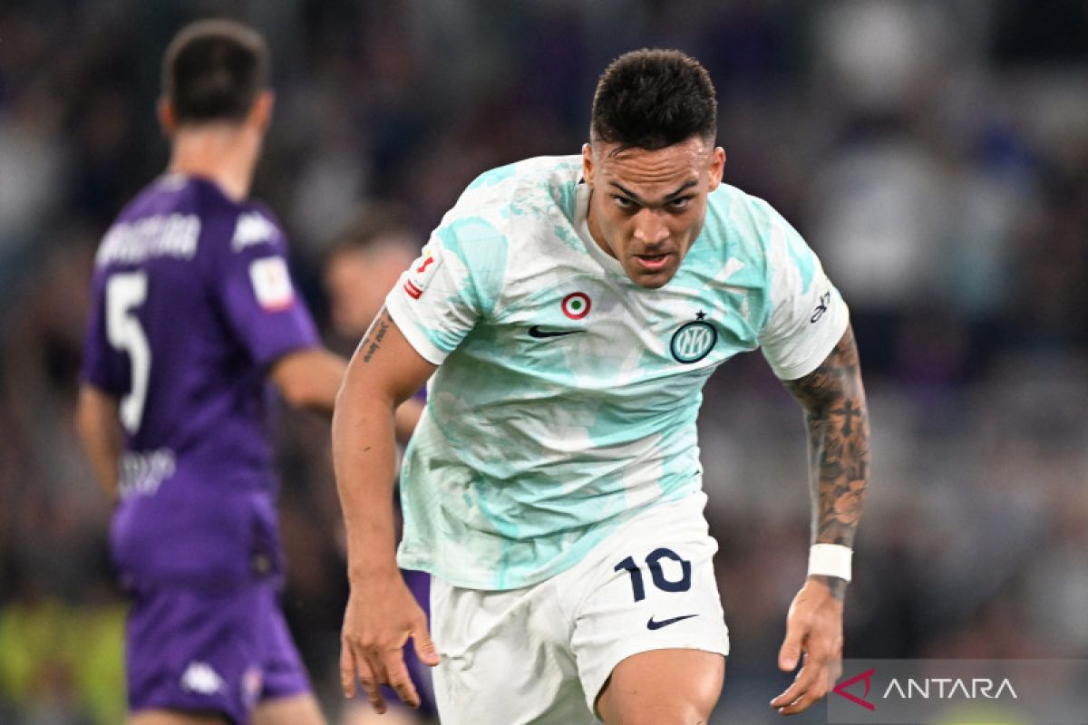 Dwigol Lautaro Martinez Antar Inter Milan Juara Coppa Italia Antara News