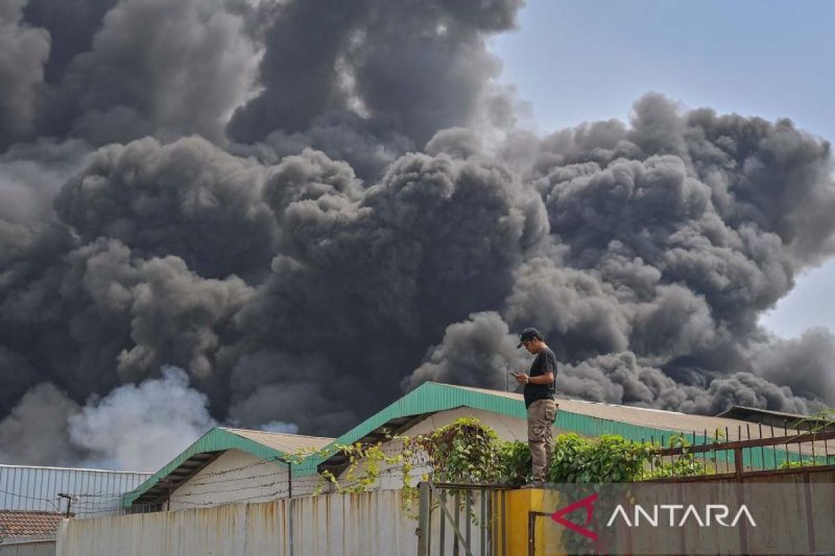 Kebakaran Permukiman Padat Penduduk Di Kapuk Muara Jakarta Antara News