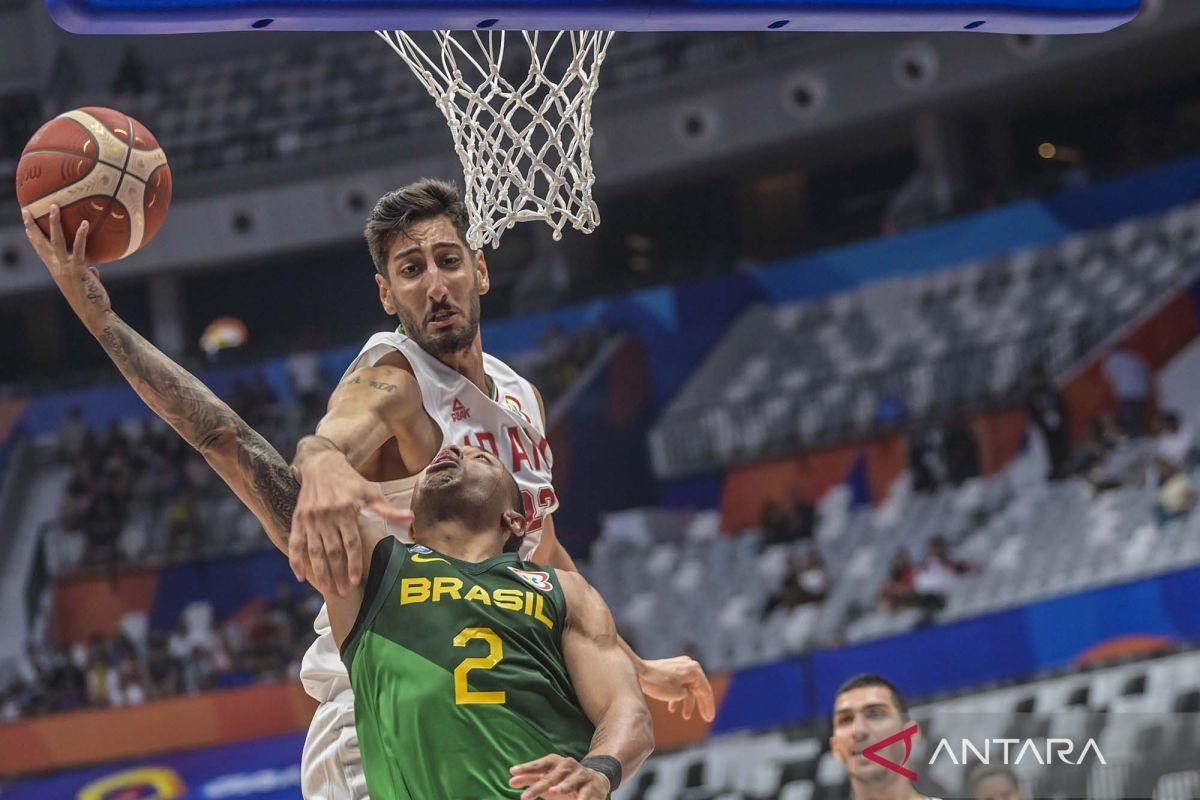 FIBA World Cup 2023 Brasil Hajar Iran 100 59 ANTARA News Bali