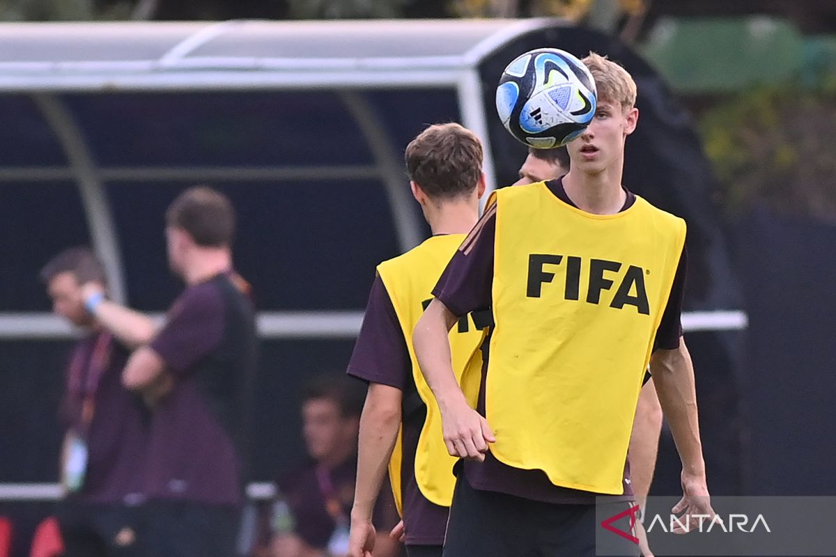 Timnas Jerman U Berlatih Jelang Lawan Timnas Amerika Serikat U