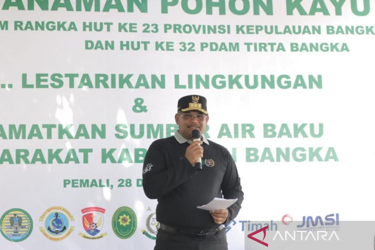 Pj Gubernur Babel Tantang Tanam Satu Juta Pohon Di 2024 ANTARA News