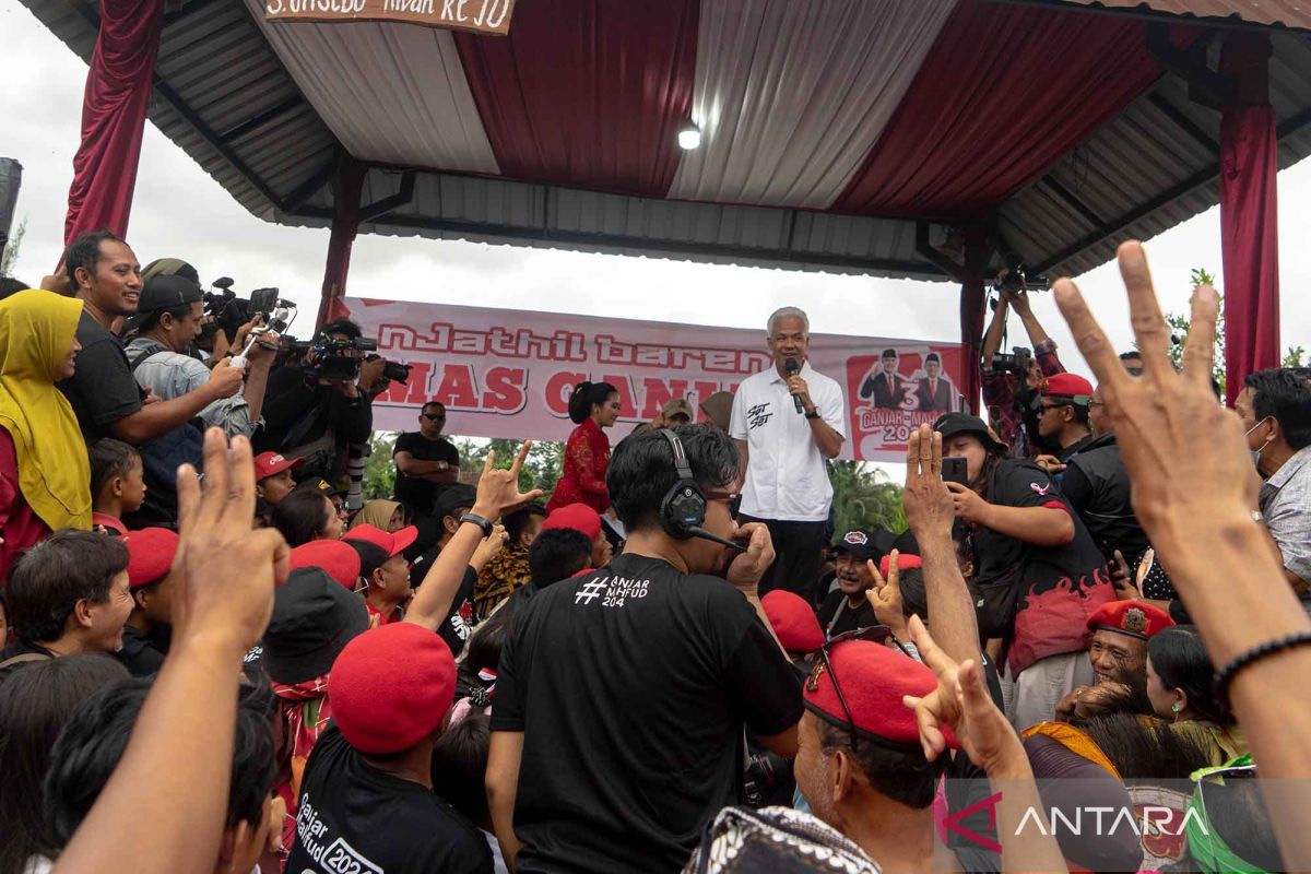 Capres Ganjar Kampanye Di Yogyakarta ANTARA News