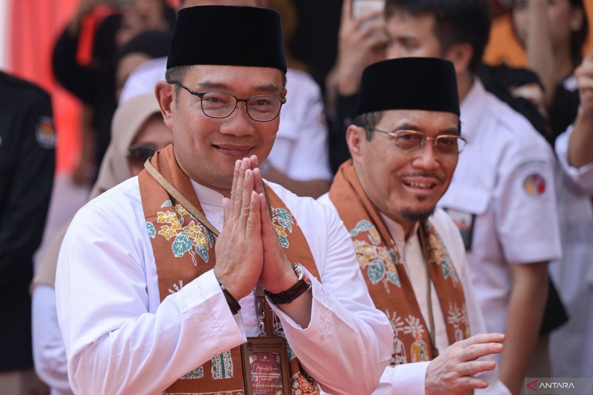 Ridwan Kamil Suswono Mendaftar Sebagai Kontestan Pilgub Jakarta