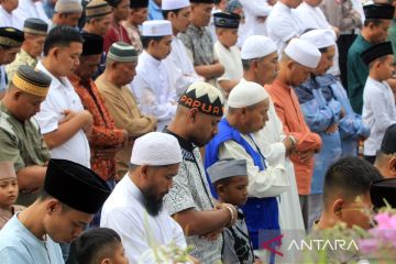 Shalat Idul Fitri Di Berbagai Daerah ANTARA News