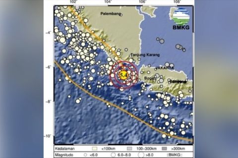 Gempa 5 7 Magnitudo Terasa Hingga Jakarta ANTARA News