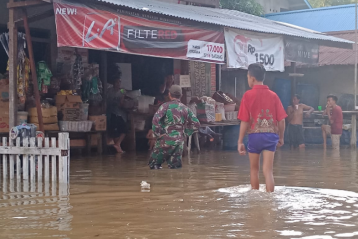 Serawai Kayan Hulu Dilanda Banjir Ketinggian Air Mencapai Meter