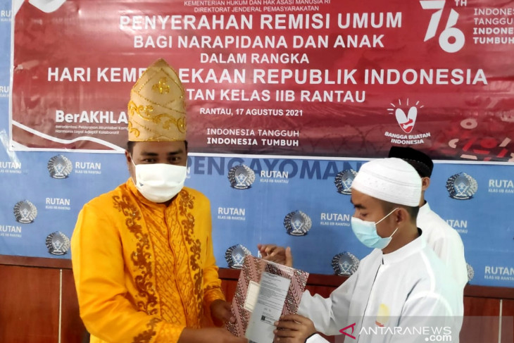 Sebanyak 218 Narapidana Di Tapin Dapat Remisi Pada HUT RI Ke 76