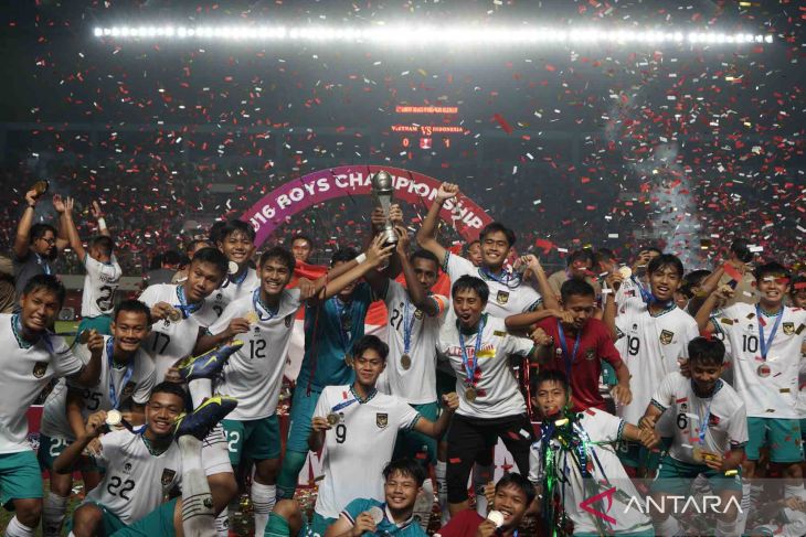 Presiden Jokowi Sebut Gelar Juara Piala AFF U 16 Jadi Kado HUT RI