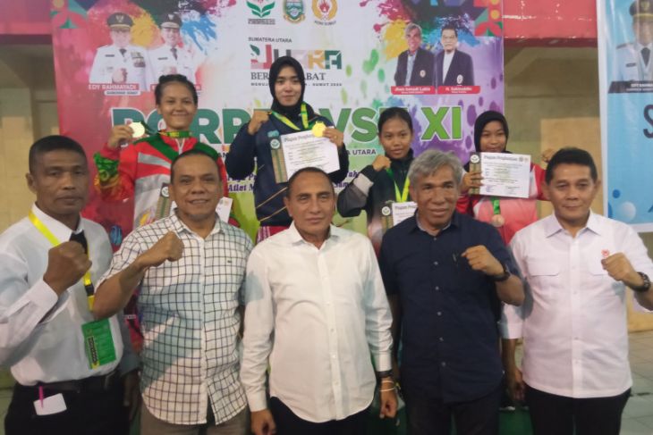 Kota Medan Juara Umum Tinju Porprov Sumut Antara News Sumatera Utara