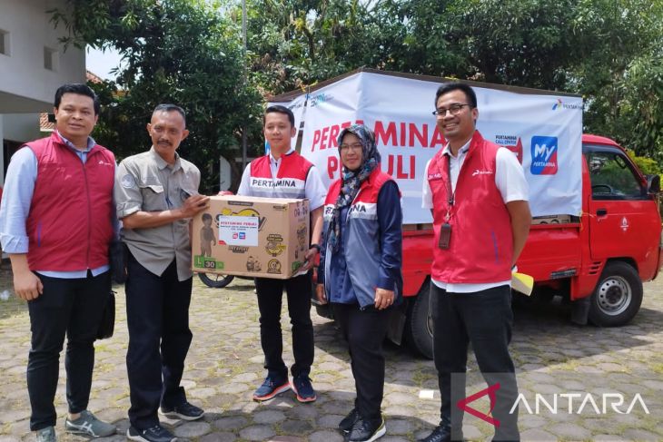 Pertamina Peduli Siaga Bantu Bencana Gempa Kabupaten Cianjur ANTARA