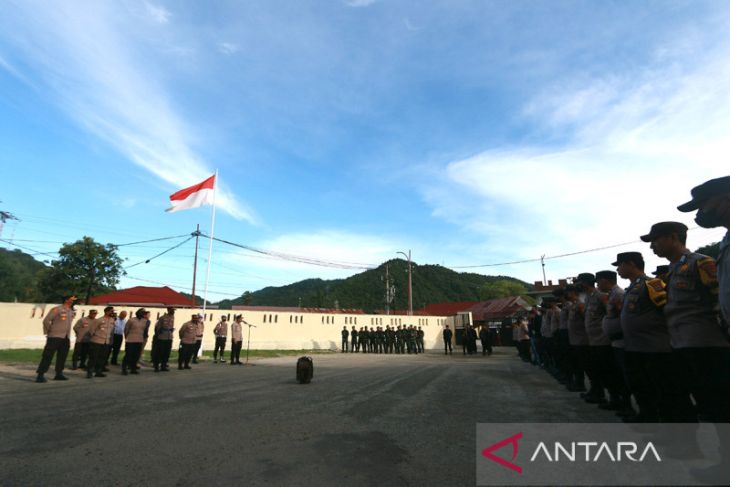 Personel Gabungan Amankan Tahun Baru Di Kota Gorontalo Antara News