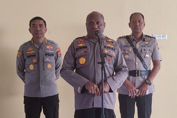 Seorang Anggota Polisi Tertembak Saat Baku Tembak Dengan KKB Di Pegubin