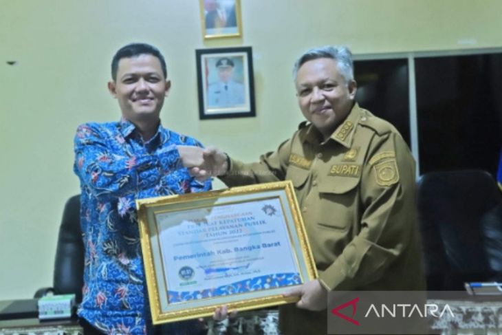 Bangka Barat Meraih Nilai Pelayanan Publik Terbaik Dari Ombudsman