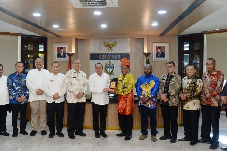 Gubernur Sumut Terima Kunjungan Pj Gubernur Papua Pegunungan Antara