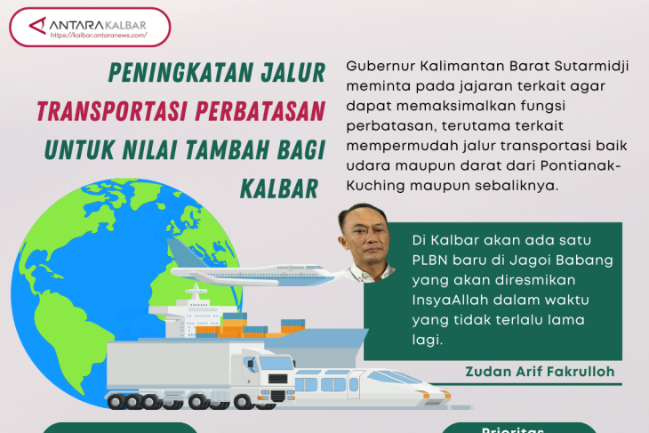 Jalur Transportasi Di Perbatasan Meningkatkan Pemasukan ANTARA News