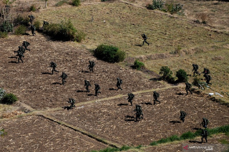 Puncak Latihan Gabungan Tni Dharma Yudha Antara News