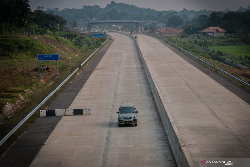 Progres Proyek Pembangunan Jalan Tol Serang Panimbang ANTARA News