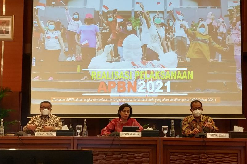 Menkeu Sebut Realisasi Sementara Belanja APBN 2021 Capai Rp2 786 8