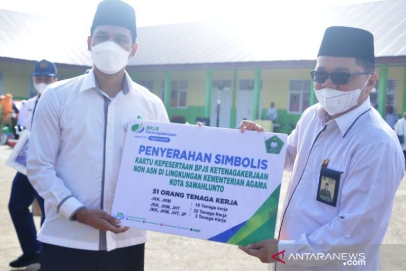 Kemenag Sawahlunto Daftarkan Pegawai Non ASN Ikuti BPJS Ketenagakerjaan