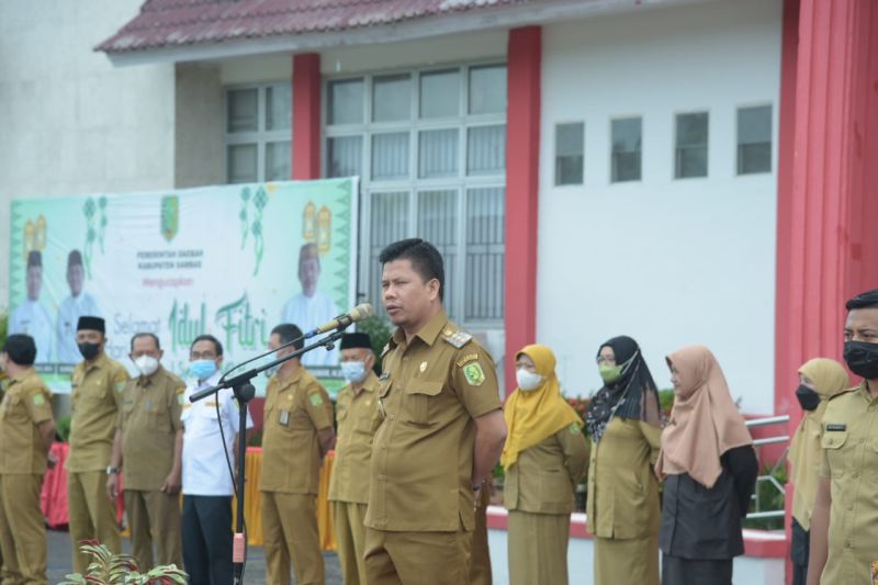 Apel Hari Pertama Masuk Kerja Setelah Cuti Bersama Idul Fitri 1443 H