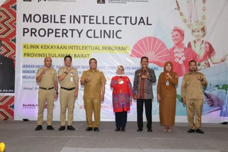 Pemprov Bersama Kemenkumham Sulbar Gelar Pameran Kekayaan Intektual