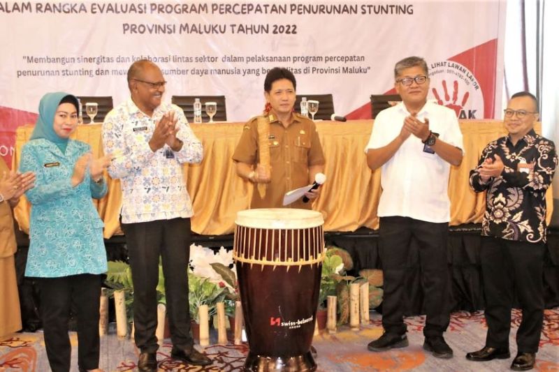 TPPS Rakor Evaluasi Penanganan Stunting Di Maluku ANTARA News Ambon