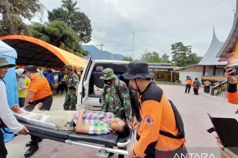 BPBD Agam Gelar Simulasi Bencana Gunung Marapi Meletus ANTARA Sumbar