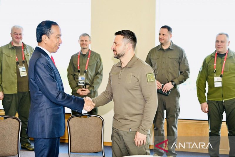 Jokowi Sampaikan Dukungan Upaya Perdamaian Ukraina Kepada Zelenskyy