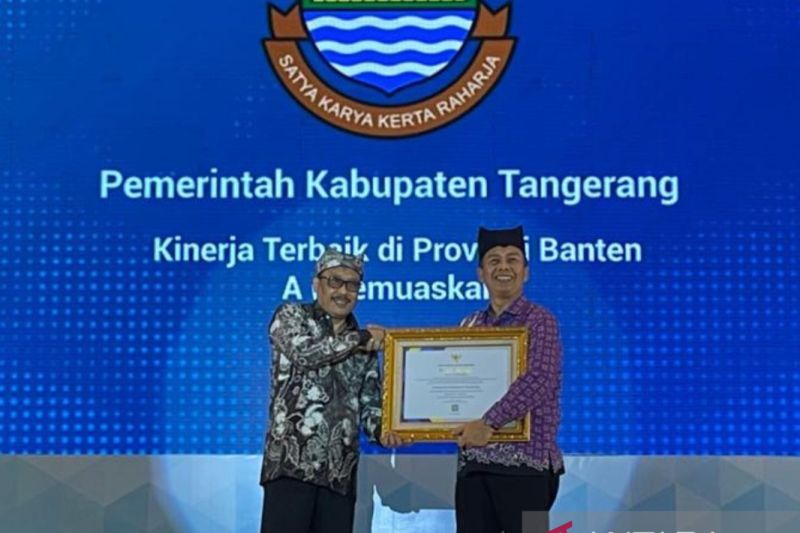 Pemkab Tangerang Raih Predikat Terbaik Dalam Pengelolaan Kearsipan Dari