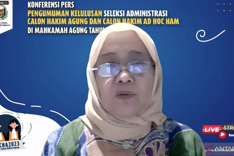 KY Umumkan Hasil Seleksi Administrasi Calon Hakim Agung Dan Ad Hoc HAM