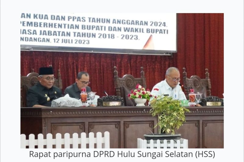 Dprd Hss Usulkan Pemberhentian Bupati Wakil Bupati Periode