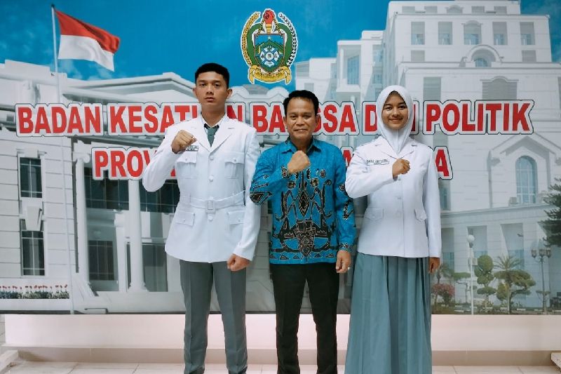 Dua Calon Paskibraka Nasional Asal Sumut Ikuti Diklat Di Jawa Barat