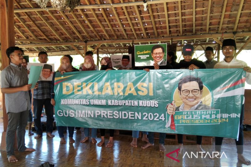 Puluhan Pelaku Umkm Di Kudus Deklarasi Dukung Muhaimin Capres