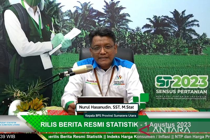 Bps Inflasi Bulanan Di Sumut Pada Juli Sebesar Persen