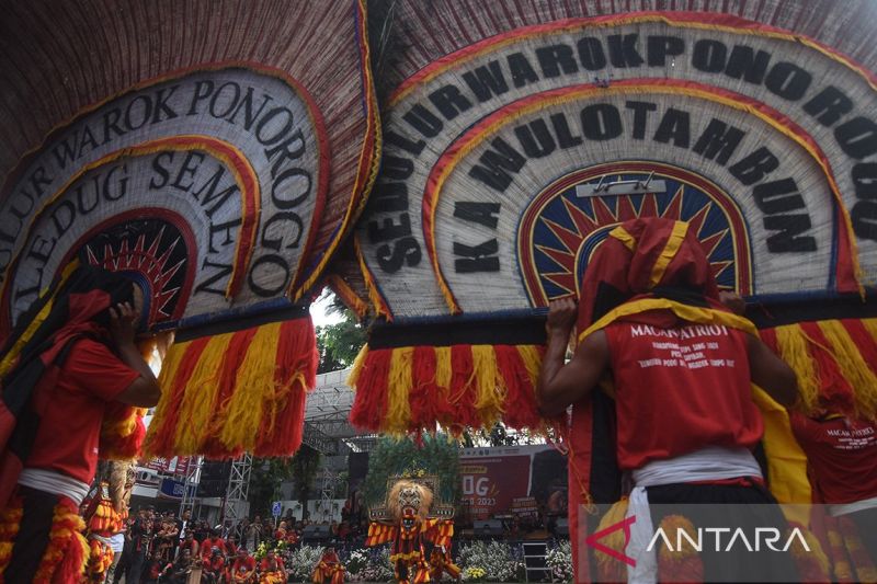 Pawai Budaya Reog Ponorogo Antara News