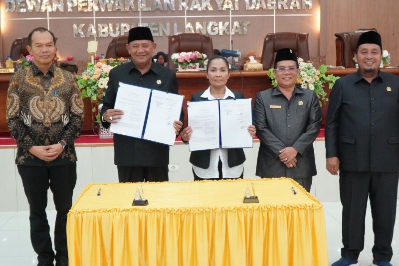 P Apbd Langkat Rp Triliun Antara News Sumatera Utara