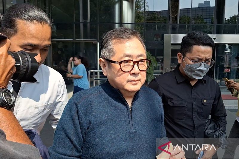 Rudy Tanoe Bungkam Usai Diperiksa KPK Soal Korupsi Bansos ANTARA News