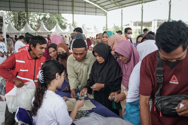 Wika Gelar Pasar Sembako Murah Di Ikn Antara News