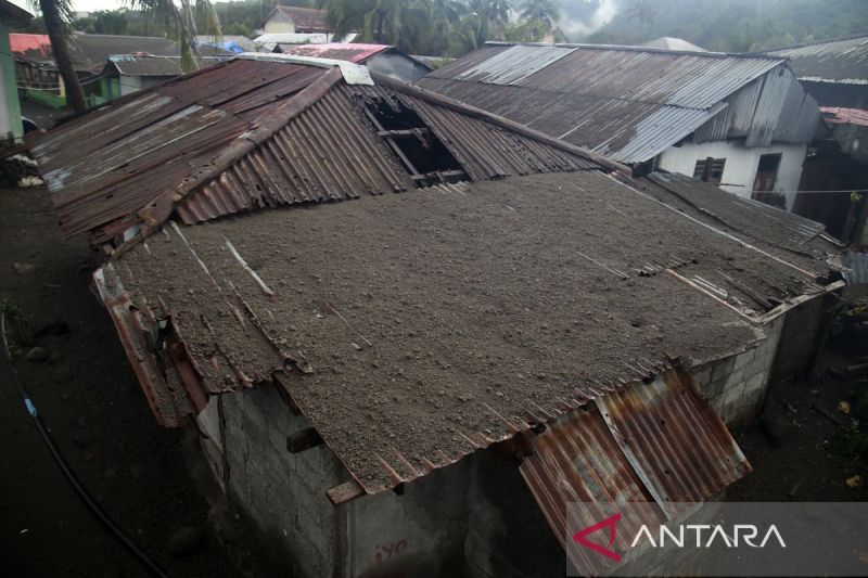 Ribuan Rumah Rusak Terdampak Erupsi Gunung Ruang ANTARA News