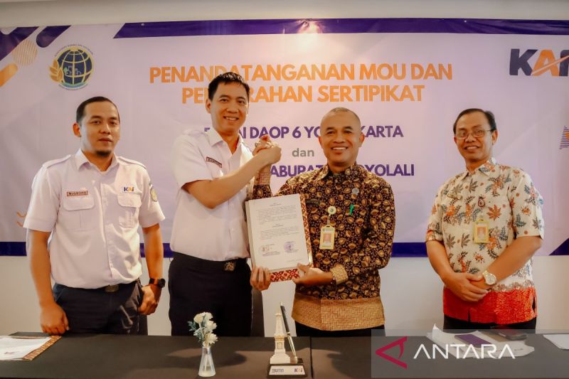 Kai Daop Amankan Aset Lahan Di Boyolalidengan Sertifikasi Antara News