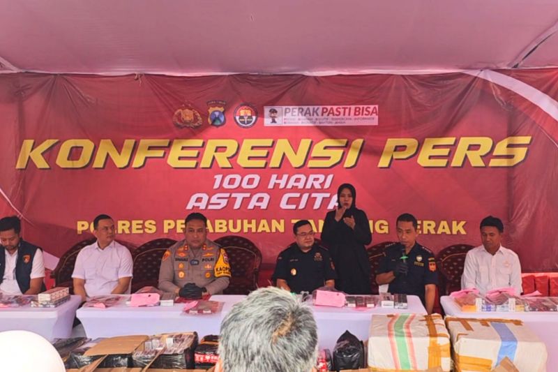 Bea Cukai Dan Polri Gagalkan Peredaran 7 Juta Batang Rokok Ilegal