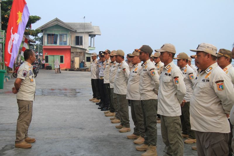 Ratusan Satpol PP Bantu Pengamanan Libur Nataru Di Pulau Seribu