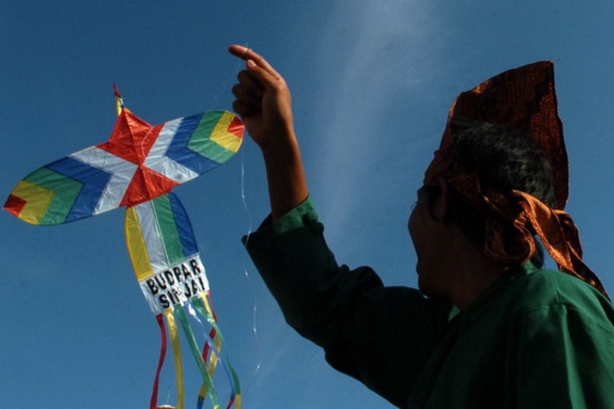 Kite Festival at Jakarta`s Monas on July 10